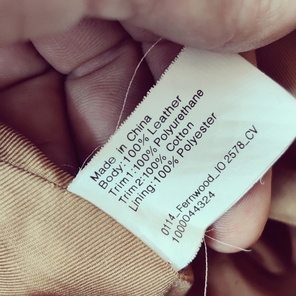 THE Sak 'Fernwood' Hobo Shoulder Bag in Tan & Red Leather Double Leather Strap - Picture 7 of 10